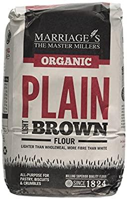 Marriages Organic Plain Light Brown Flour