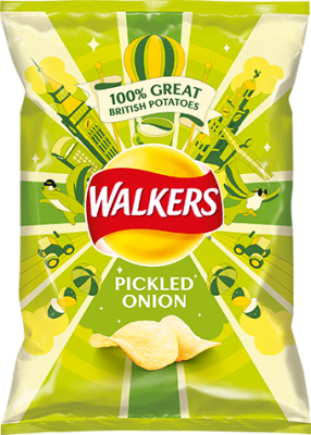 Walkers Pickled Onion Crisps